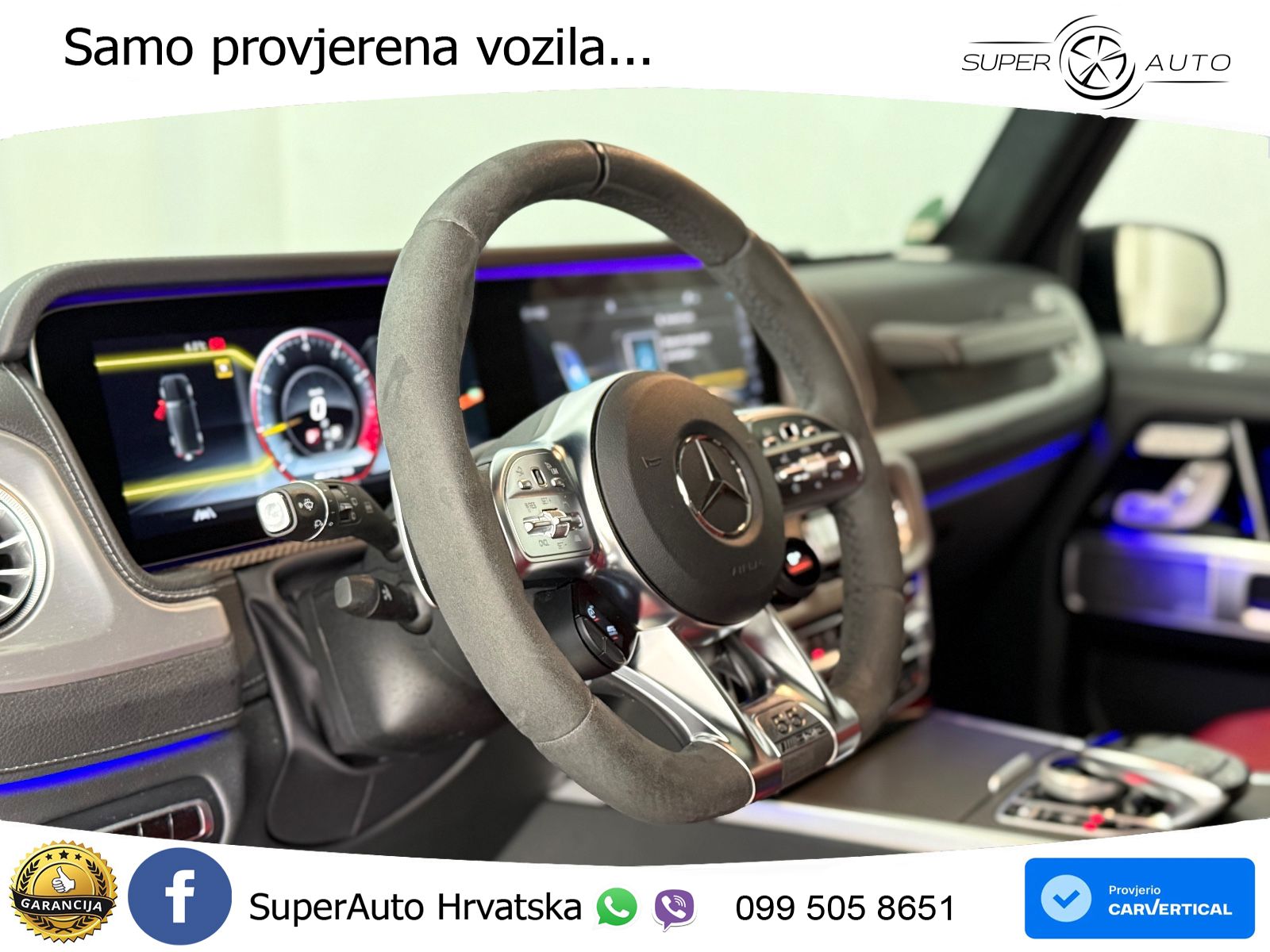 Mercedes AMG G 63 Long V8 (585 KS) 4MATIC 9G-TRONIC AMG SPEEDSHIFT PLUS LED+GR SJED+ACC