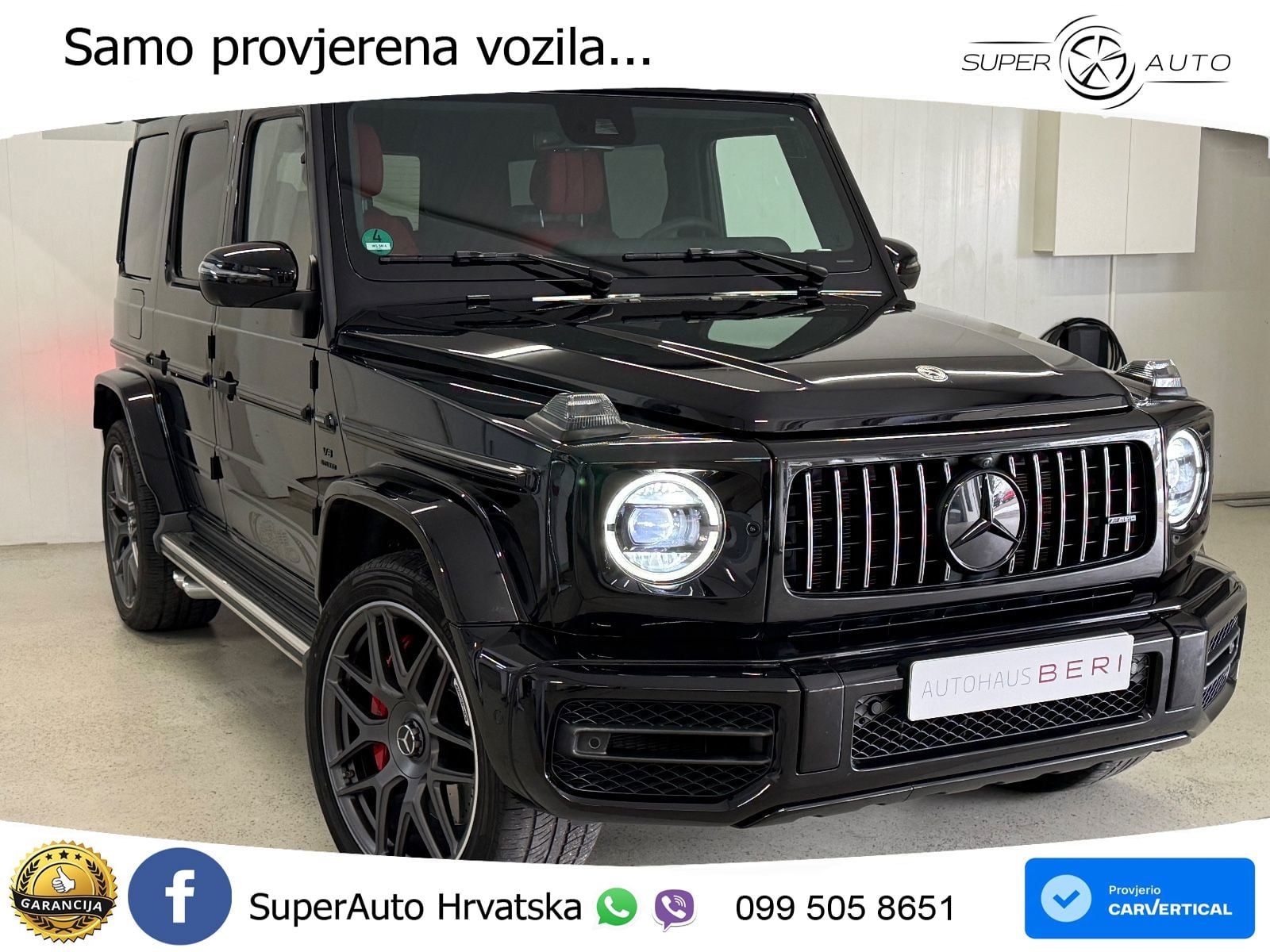 Mercedes AMG G 63 Long V8 (585 KS) 4MATIC 9G-TRONIC AMG SPEEDSHIFT PLUS LED+GR SJED+ACC