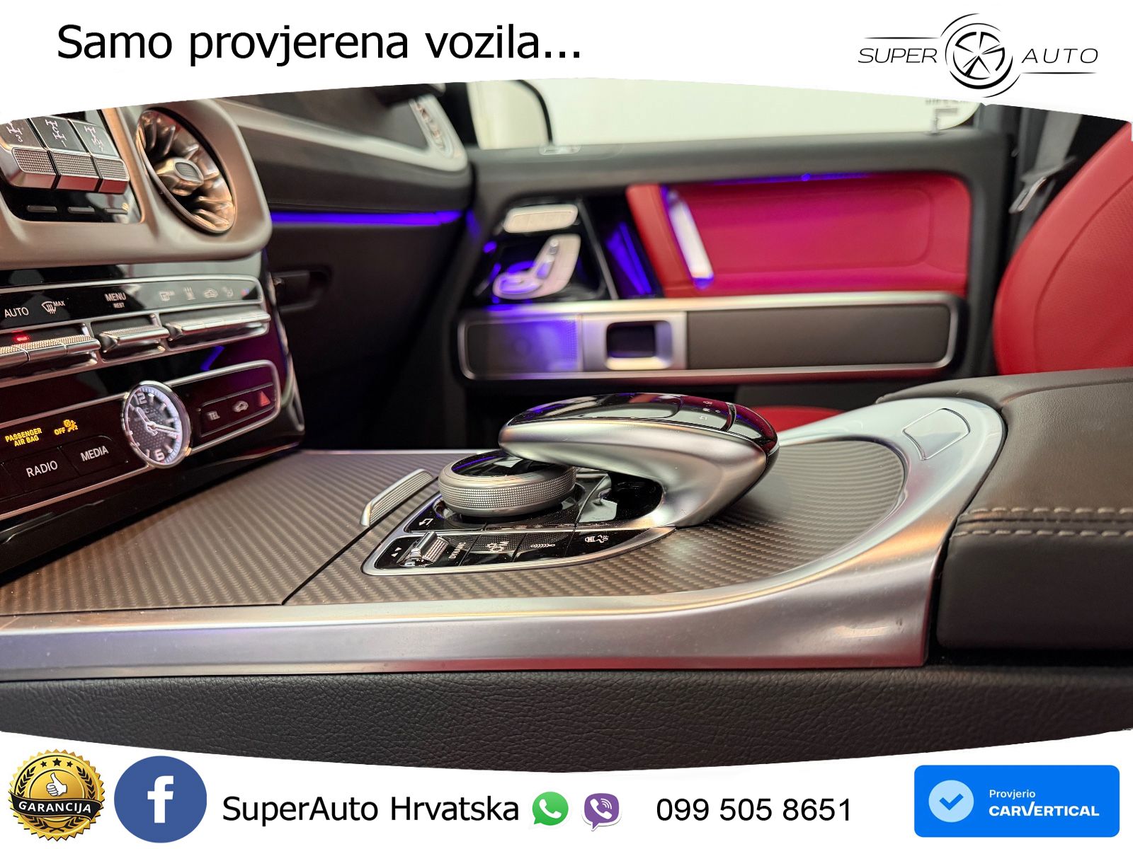 Mercedes AMG G 63 Long V8 (585 KS) 4MATIC 9G-TRONIC AMG SPEEDSHIFT PLUS LED+GR SJED+ACC