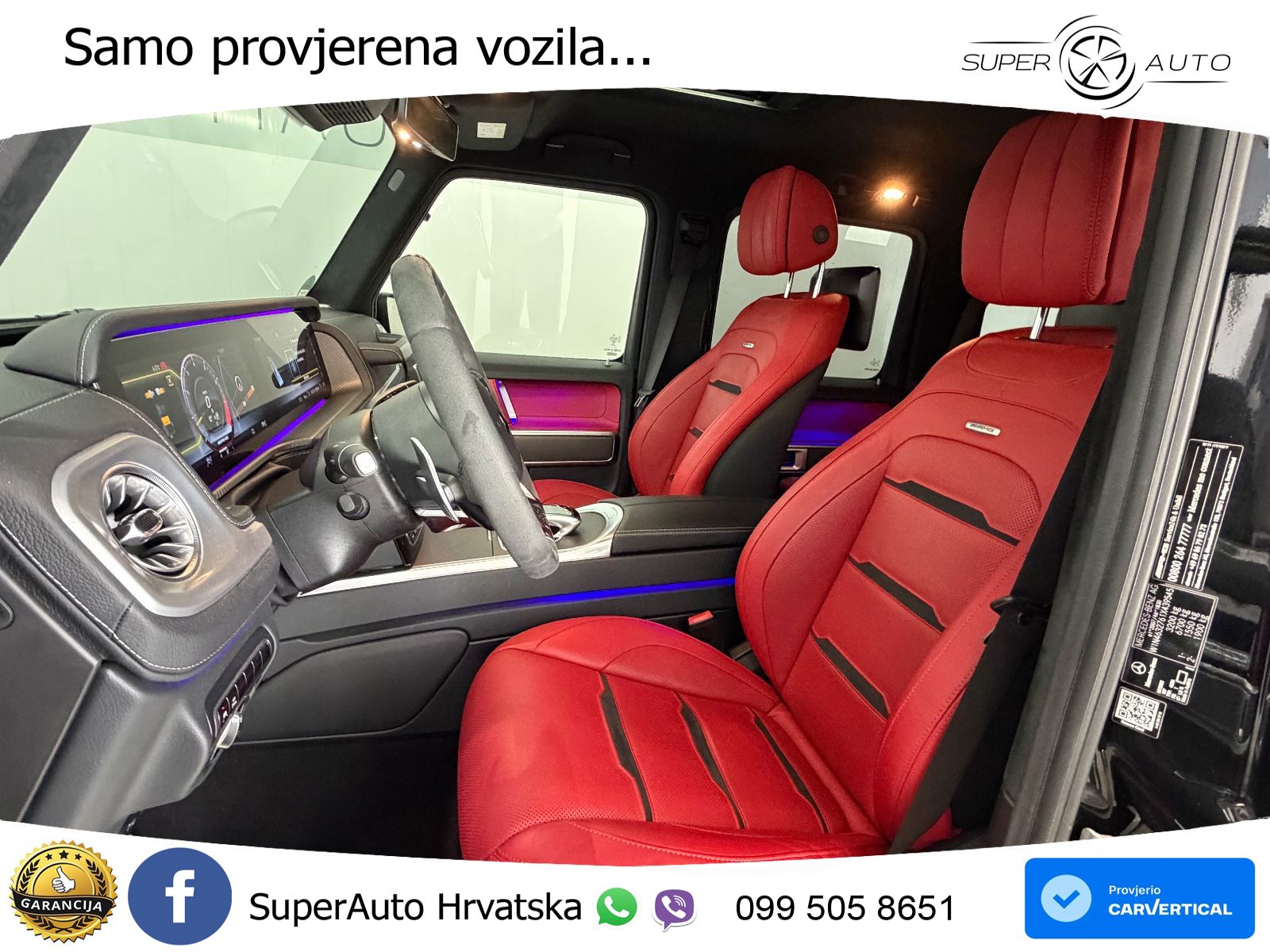 Mercedes AMG G 63 Long V8 (585 KS) 4MATIC 9G-TRONIC AMG SPEEDSHIFT PLUS LED+GR SJED+ACC