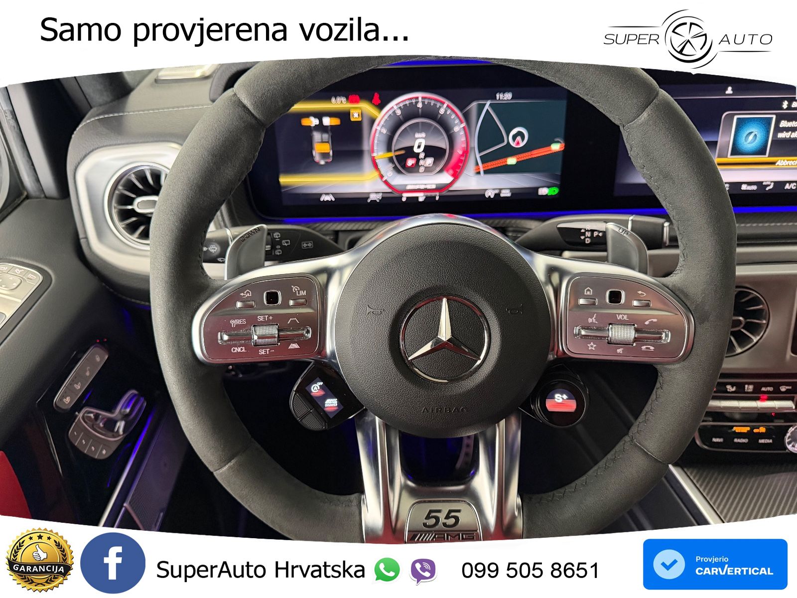 Mercedes AMG G 63 Long V8 (585 KS) 4MATIC 9G-TRONIC AMG SPEEDSHIFT PLUS LED+GR SJED+ACC