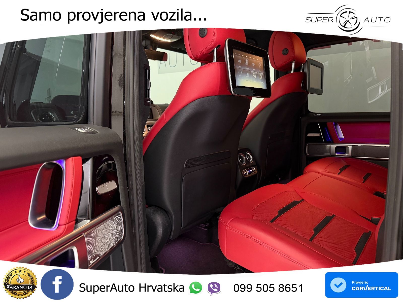 Mercedes AMG G 63 Long V8 (585 KS) 4MATIC 9G-TRONIC AMG SPEEDSHIFT PLUS LED+GR SJED+ACC