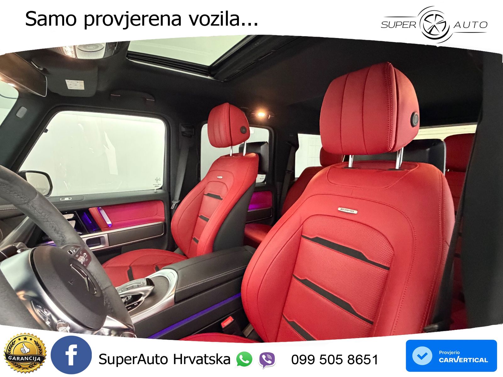 Mercedes AMG G 63 Long V8 (585 KS) 4MATIC 9G-TRONIC AMG SPEEDSHIFT PLUS LED+GR SJED+ACC