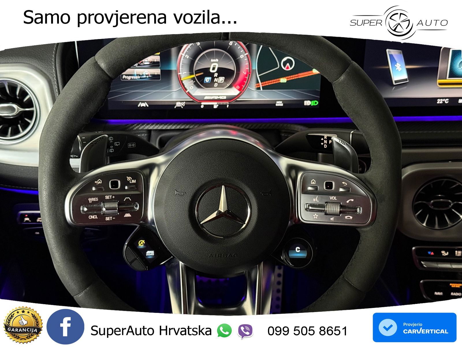 Mercedes AMG G 63 Long V8 (585 KS) 4MATIC 9G-TRONIC AMG SPEEDSHIFT PLUS LED+GR SJED+ACC
