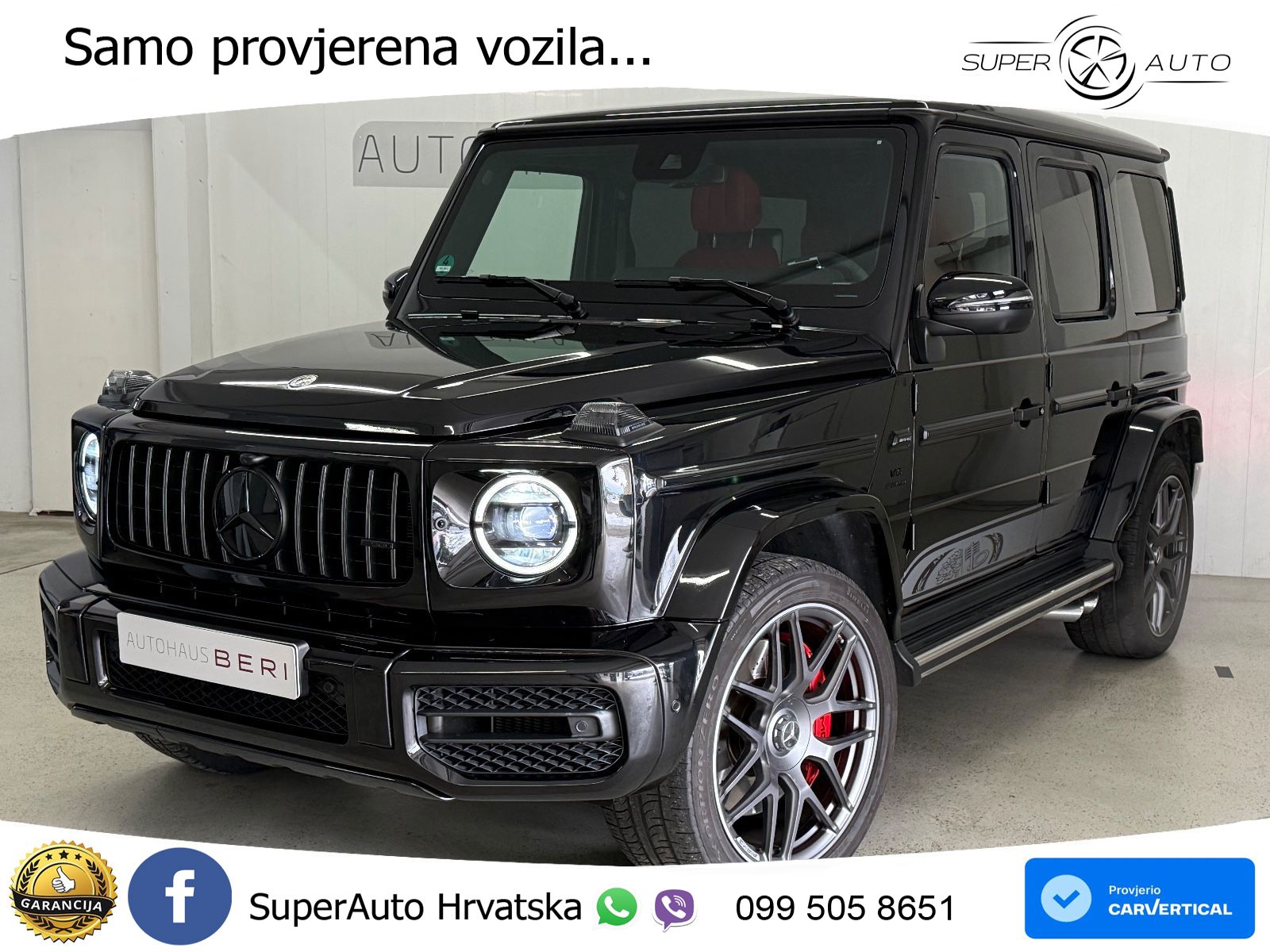 Mercedes AMG G 63 Long V8 (585 KS) 4MATIC 9G-TRONIC AMG SPEEDSHIFT PLUS LED+GR SJED+ACC