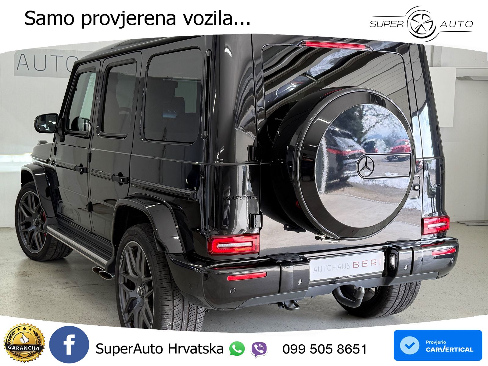 Mercedes AMG G 63 Long V8 (585 KS) 4MATIC 9G-TRONIC AMG SPEEDSHIFT PLUS LED+GR SJED+ACC