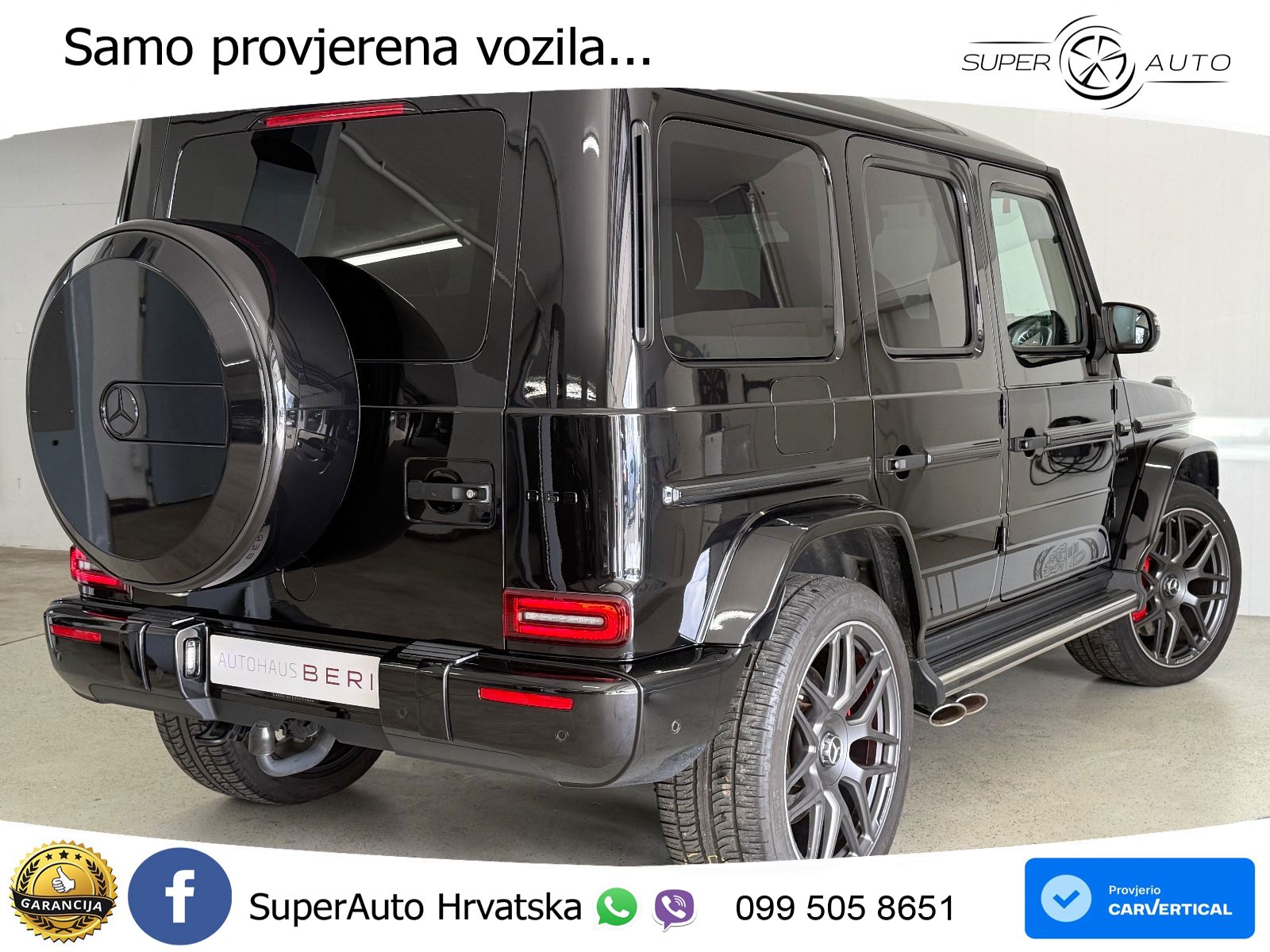 Mercedes AMG G 63 Long V8 (585 KS) 4MATIC 9G-TRONIC AMG SPEEDSHIFT PLUS LED+GR SJED+ACC