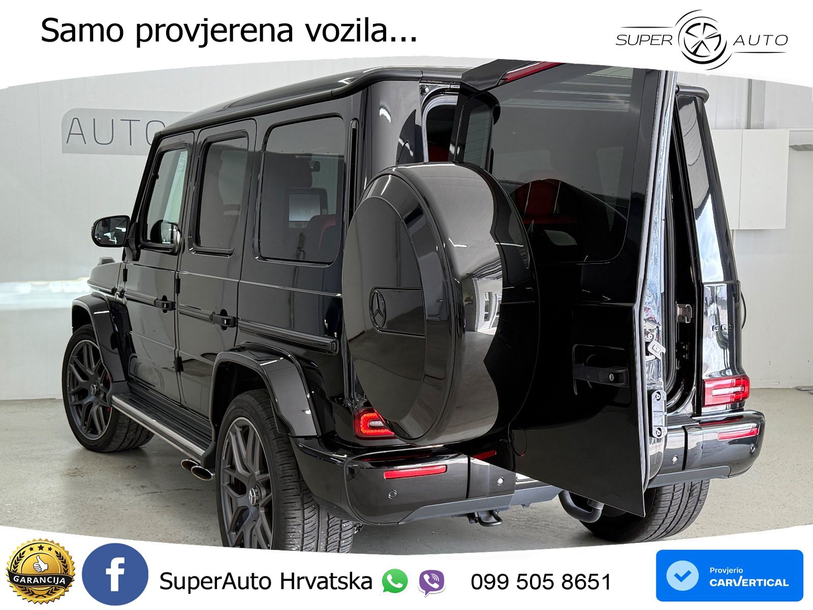 Mercedes AMG G 63 Long V8 (585 KS) 4MATIC 9G-TRONIC AMG SPEEDSHIFT PLUS LED+GR SJED+ACC