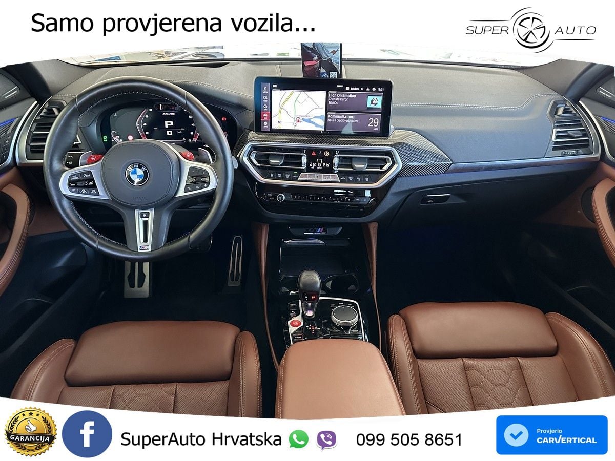 BMW X4 M Competition 3.0 (510 KS) xDrive Steptronic LED+GR SJED+ACC