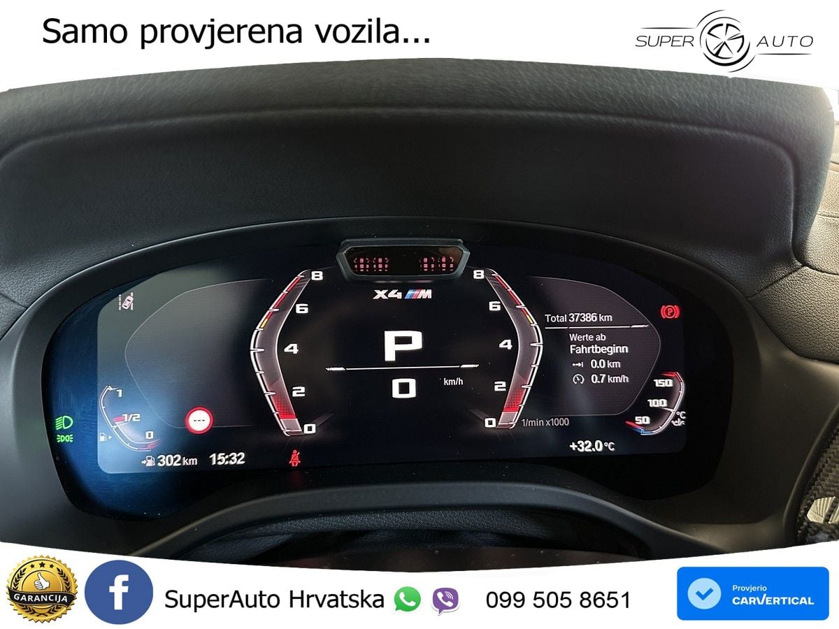 BMW X4 M Competition 3.0 (510 KS) xDrive Steptronic LED+GR SJED+ACC