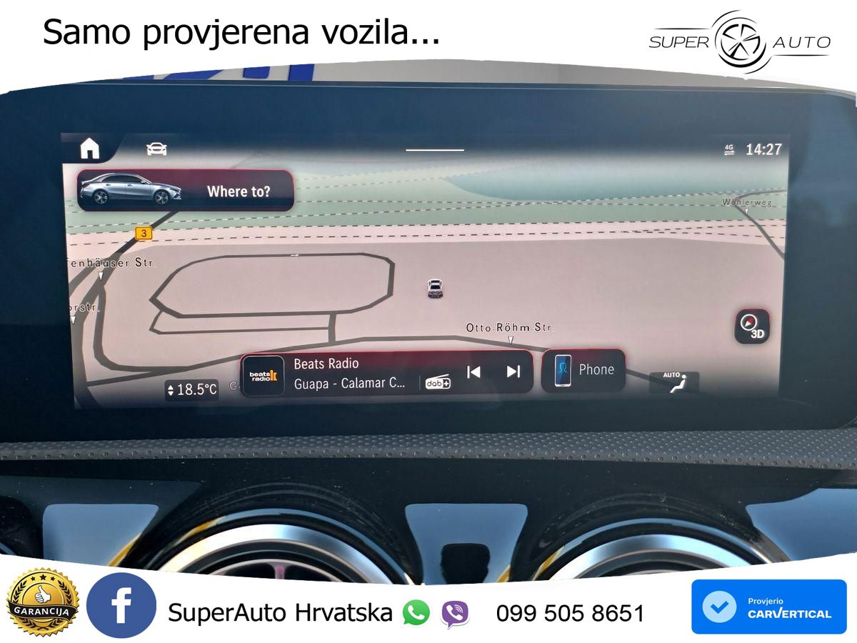 Mercedes-Benz A 200d 8G-DCT LED+GR SJED+ACC