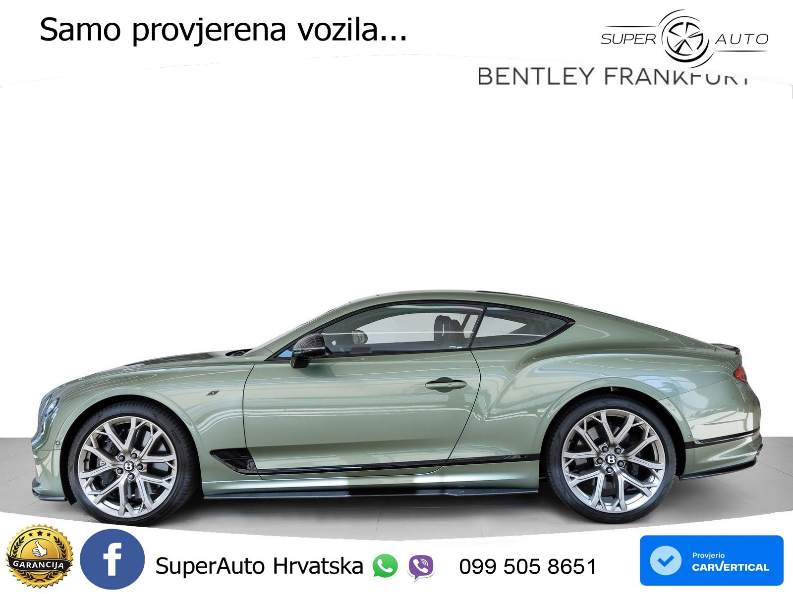 Bentley Continental GT III 4.0 V8 (550 KS) AWD Automatic LED+GR SJED+ACC