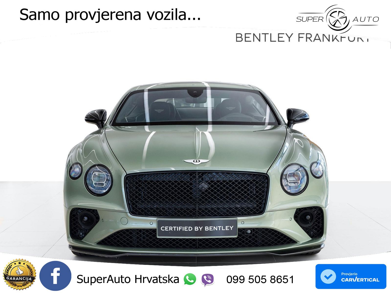 Bentley Continental GT III 4.0 V8 (550 KS) AWD Automatic LED+GR SJED+ACC