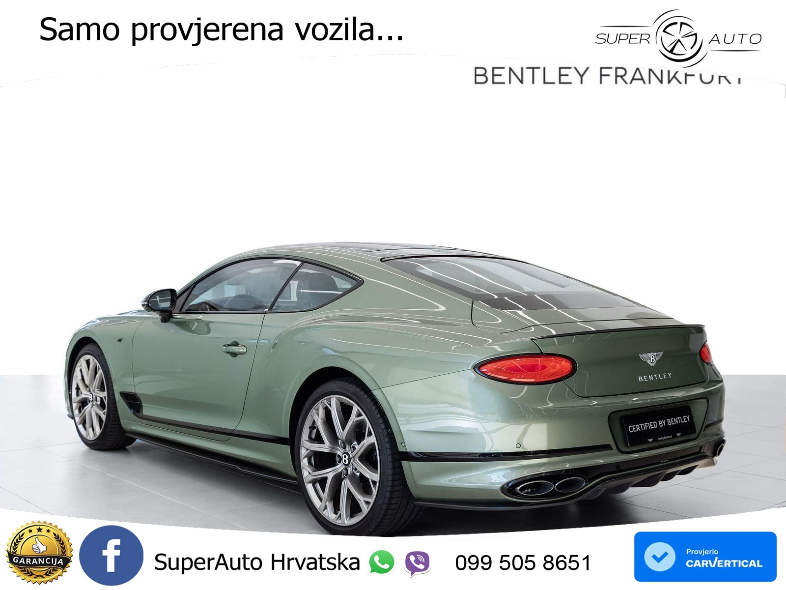 Bentley Continental GT III 4.0 V8 (550 KS) AWD Automatic LED+GR SJED+ACC