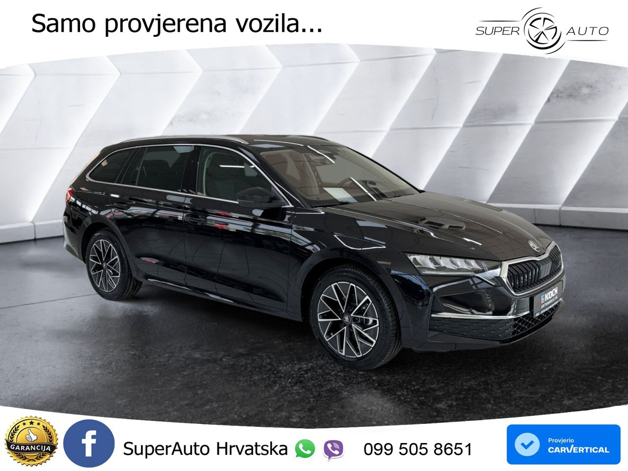 Škoda Octavia Combi 2.0 TDI (150 KS) DSG LED+GR SJED+ACC