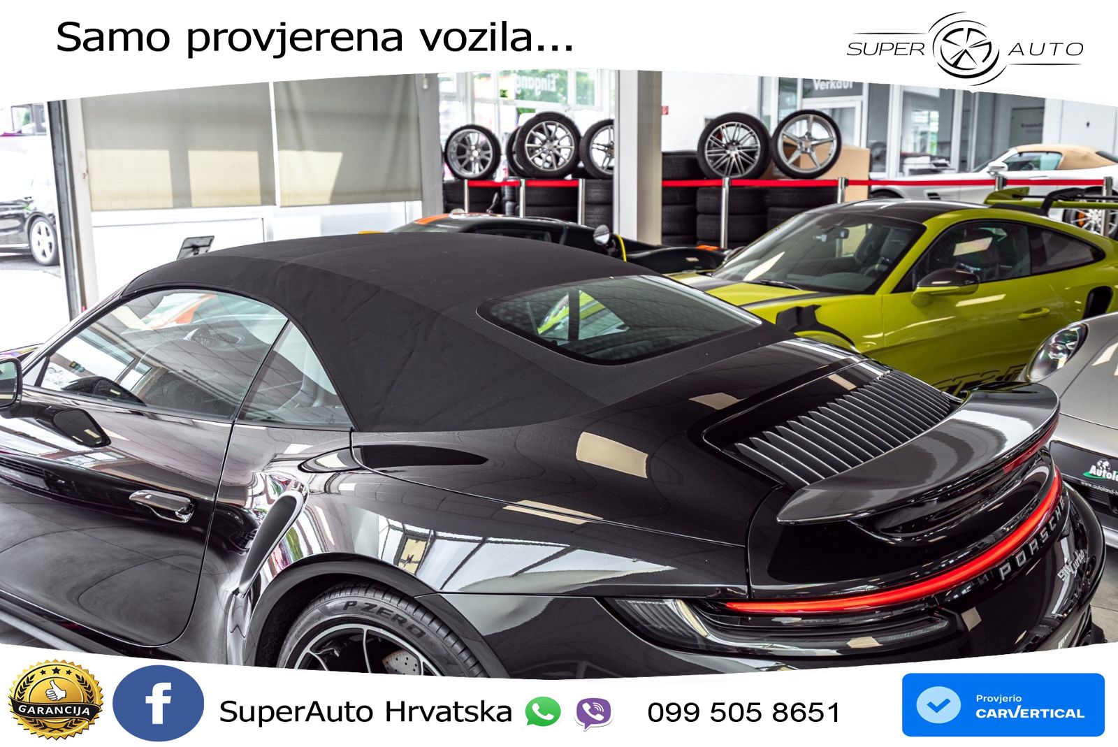 Porsche 911 Turbo Cabriolet 3.8 (580 KS) PDK ZRAČNI+ACC+GR SJED+KAM
