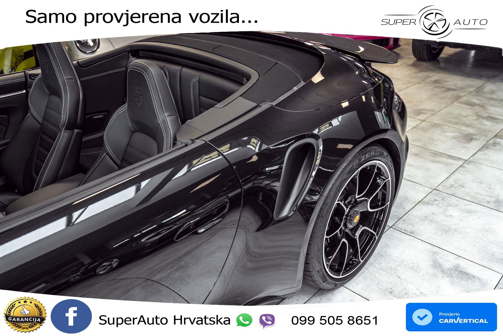 Porsche 911 Turbo Cabriolet 3.8 (580 KS) PDK ZRAČNI+ACC+GR SJED+KAM
