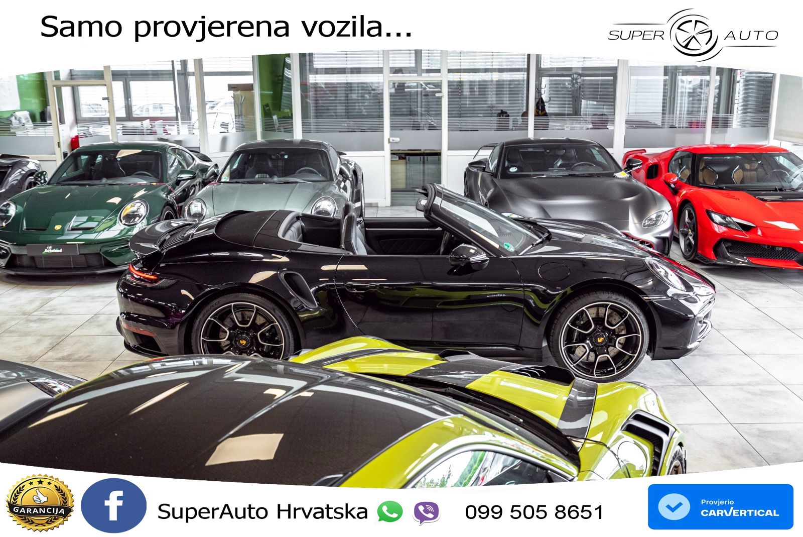 Porsche 911 Turbo Cabriolet 3.8 (580 KS) PDK ZRAČNI+ACC+GR SJED+KAM