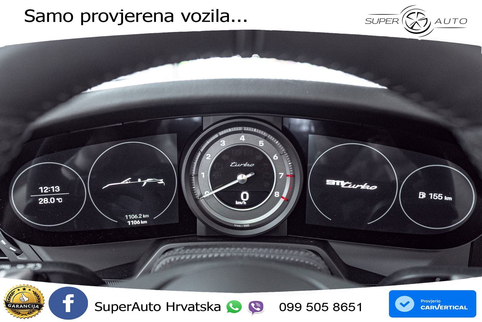 Porsche 911 Turbo Cabriolet 3.8 (580 KS) PDK ZRAČNI+ACC+GR SJED+KAM