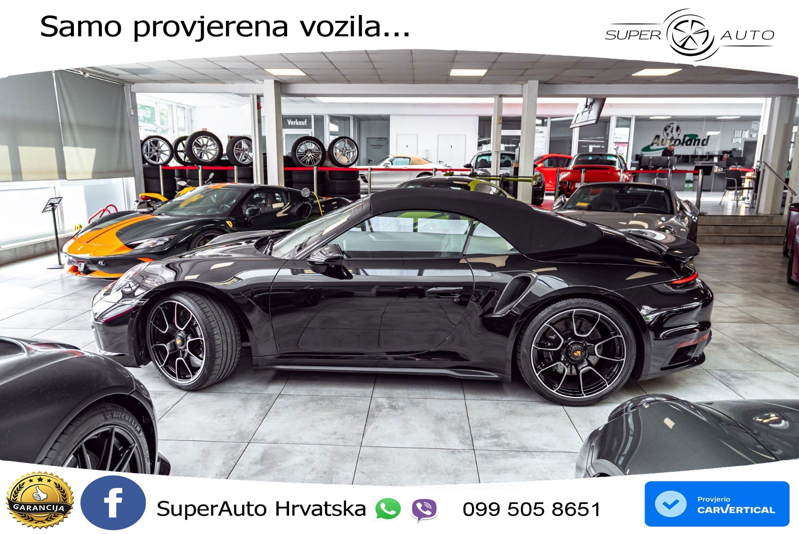 Porsche 911 Turbo Cabriolet 3.8 (580 KS) PDK ZRAČNI+ACC+GR SJED+KAM