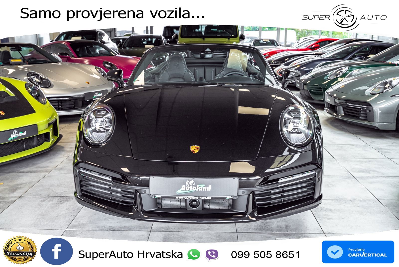 Porsche 911 Turbo Cabriolet 3.8 (580 KS) PDK ZRAČNI+ACC+GR SJED+KAM