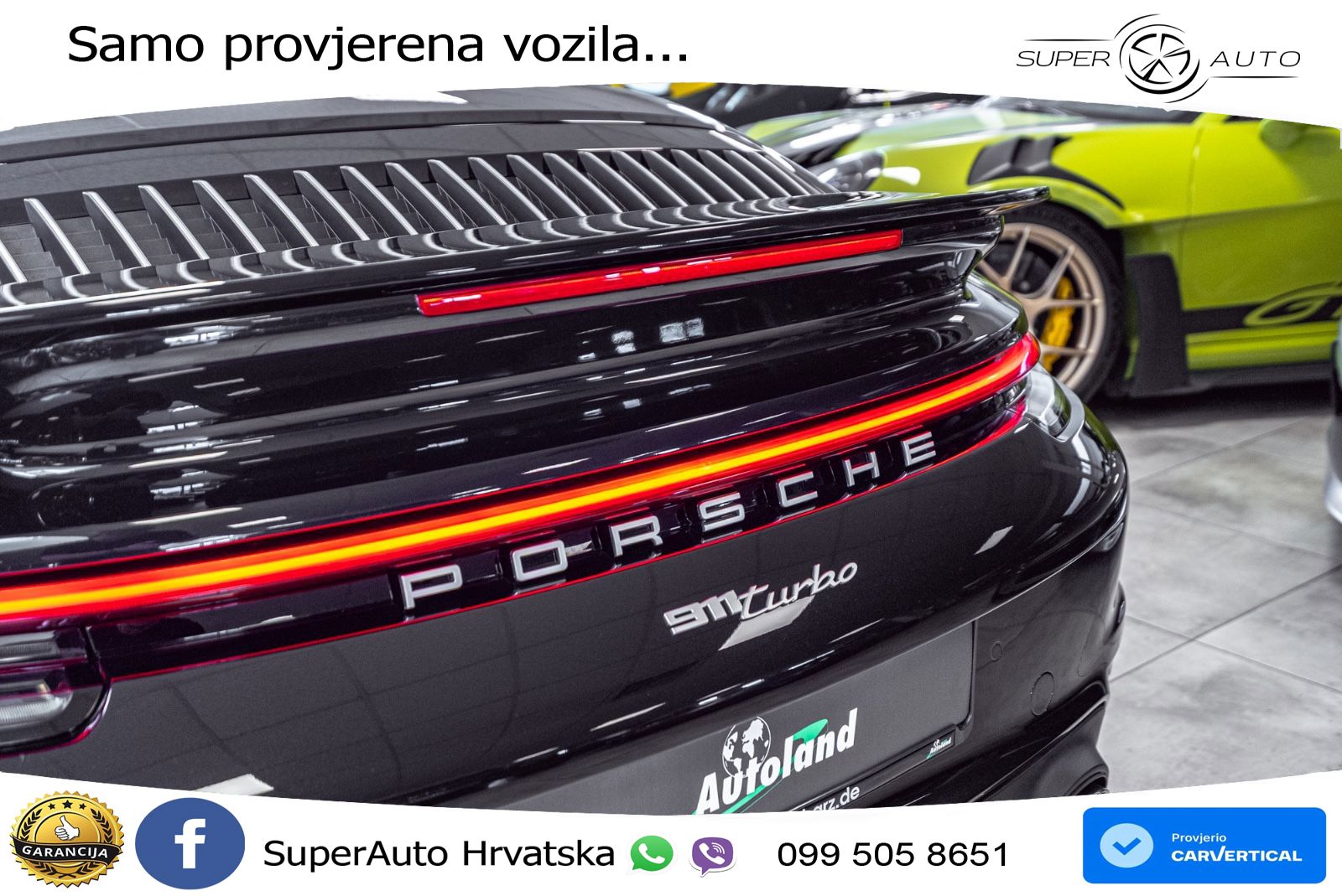 Porsche 911 Turbo Cabriolet 3.8 (580 KS) PDK ZRAČNI+ACC+GR SJED+KAM