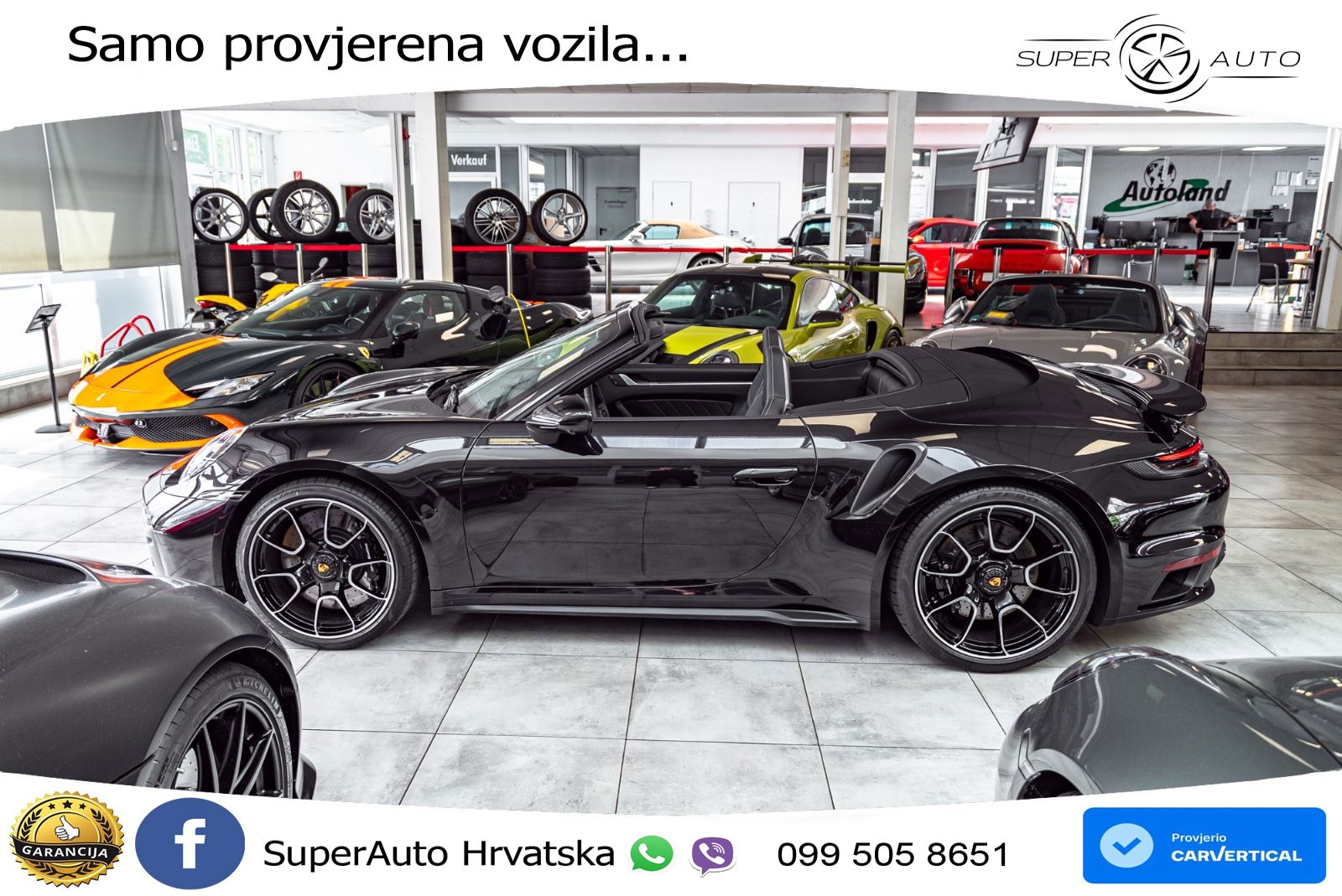 Porsche 911 Turbo Cabriolet 3.8 (580 KS) PDK ZRAČNI+ACC+GR SJED+KAM