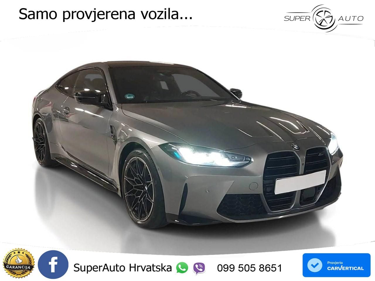 BMW M4 Competition 3.0 (530 KS) xDrive Steptronic LED+GR SJED+ACC