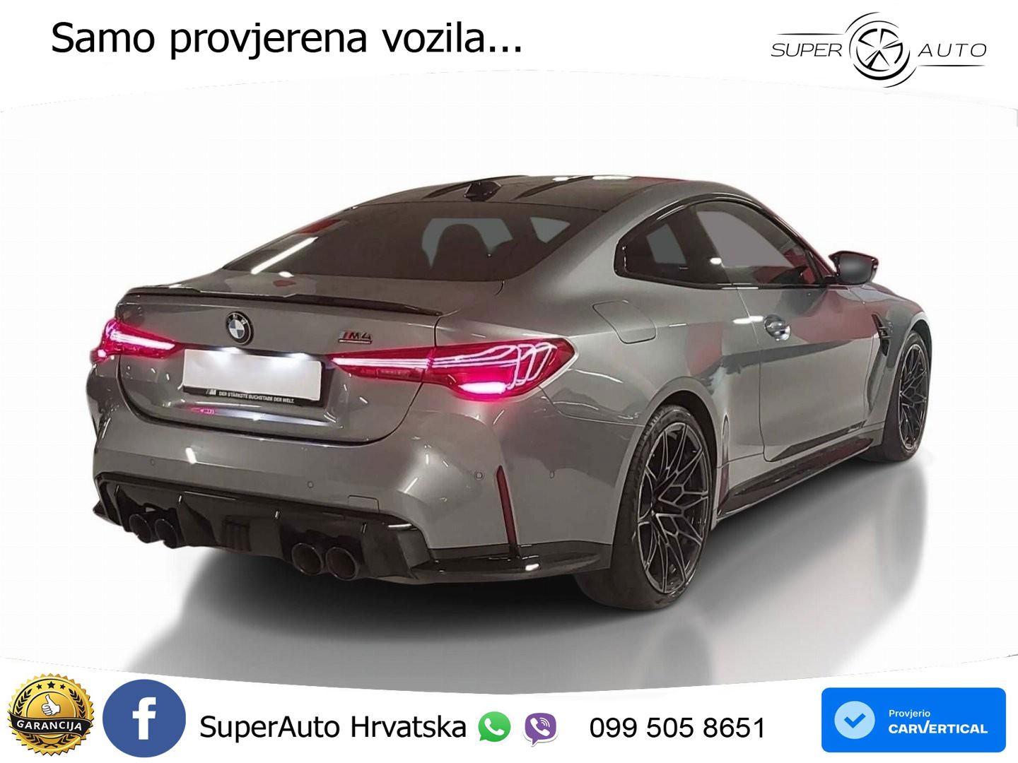 BMW M4 Competition 3.0 (530 KS) xDrive Steptronic LED+GR SJED+ACC