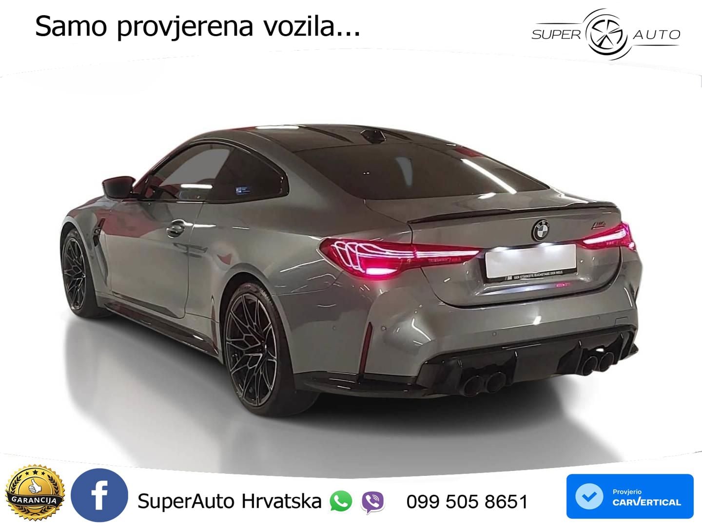 BMW M4 Competition 3.0 (530 KS) xDrive Steptronic LED+GR SJED+ACC