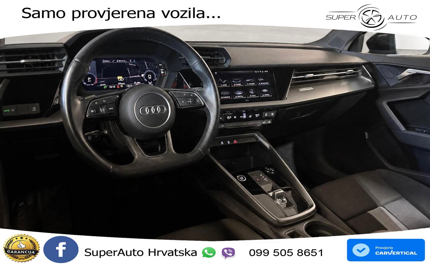 Audi A3 35 TDI (150 KS) S tronic LED+GR SJED+ACC
