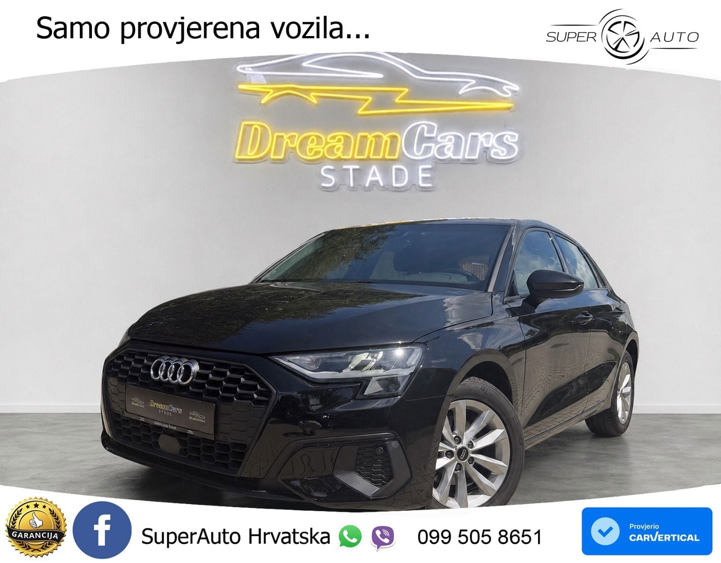Audi A3 35 TDI (150 KS) S tronic LED+GR SJED+ACC