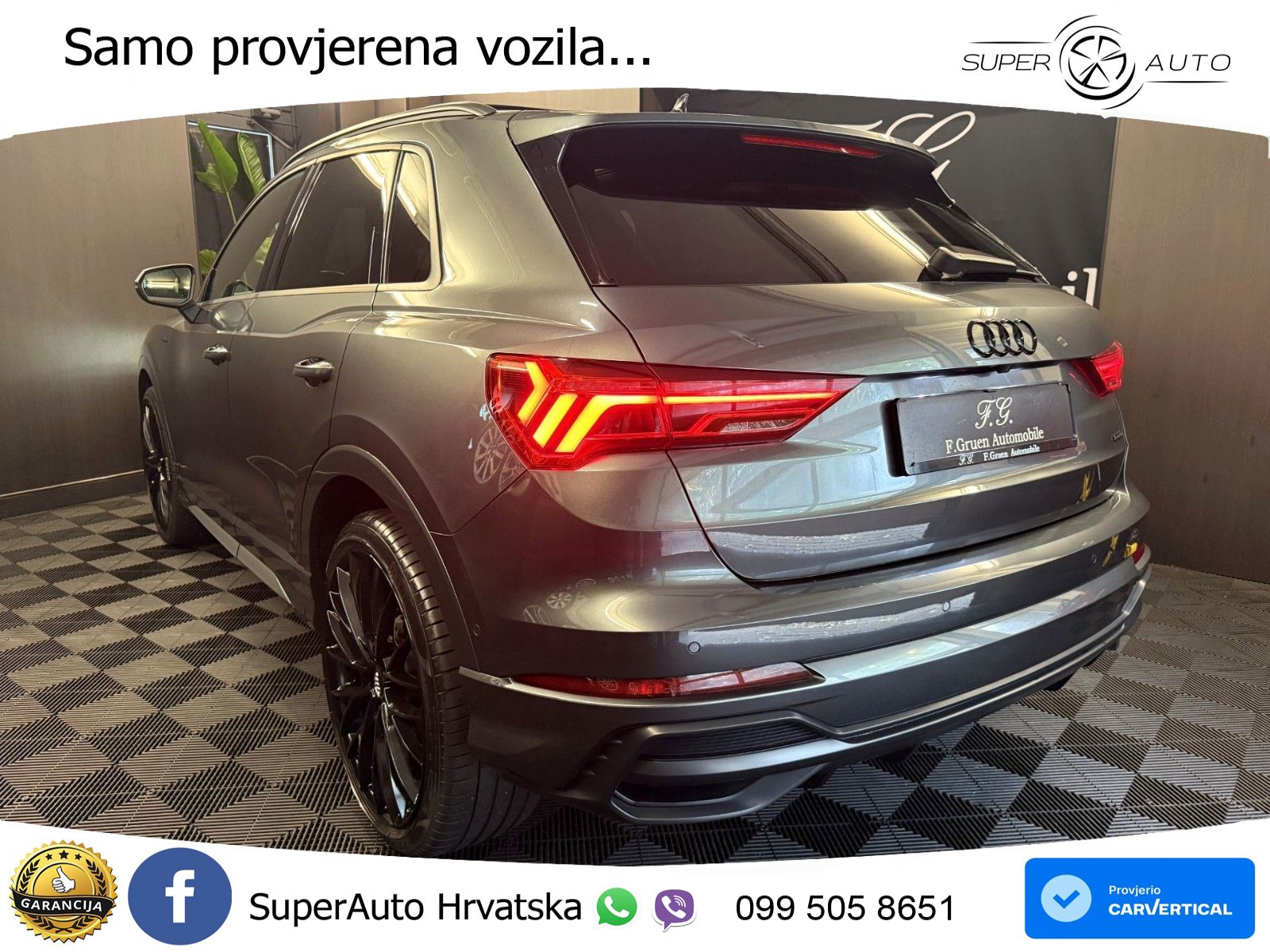 Audi Q3 40 TDI (190 KS) quattro S tronic S line LED+GR SJED+ACC