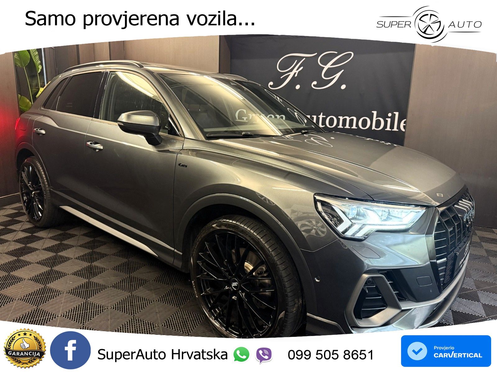 Audi Q3 40 TDI (190 KS) quattro S tronic S line LED+GR SJED+ACC