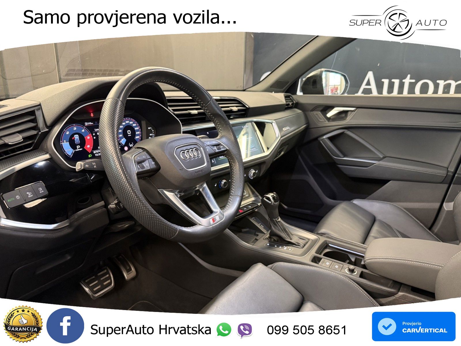 Audi Q3 40 TDI (190 KS) quattro S tronic S line LED+GR SJED+ACC