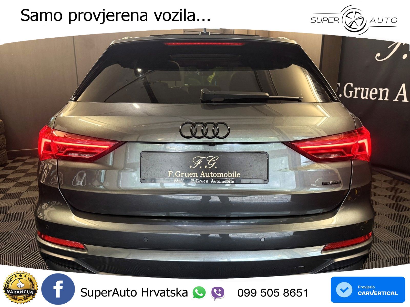 Audi Q3 40 TDI (190 KS) quattro S tronic S line LED+GR SJED+ACC