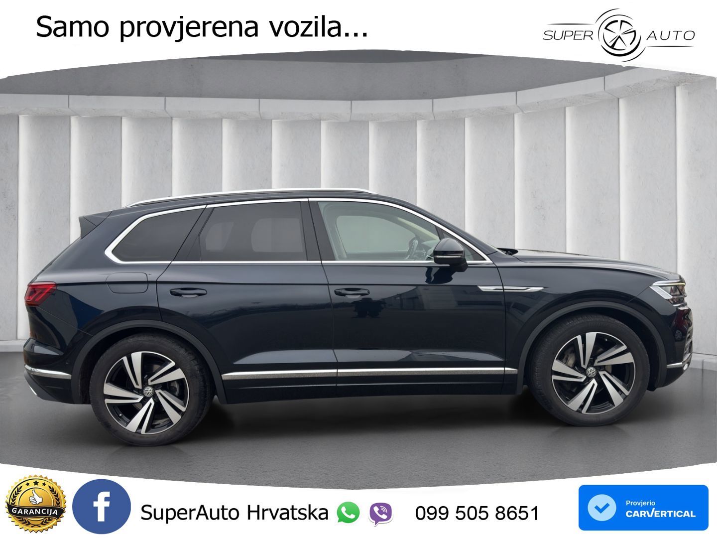 Volkswagen Touareg 3.0 V6 TDI (286 KS) 4MOTION Tiptronic ZRAČNI+ACC+GR SJED+KAM+PANO