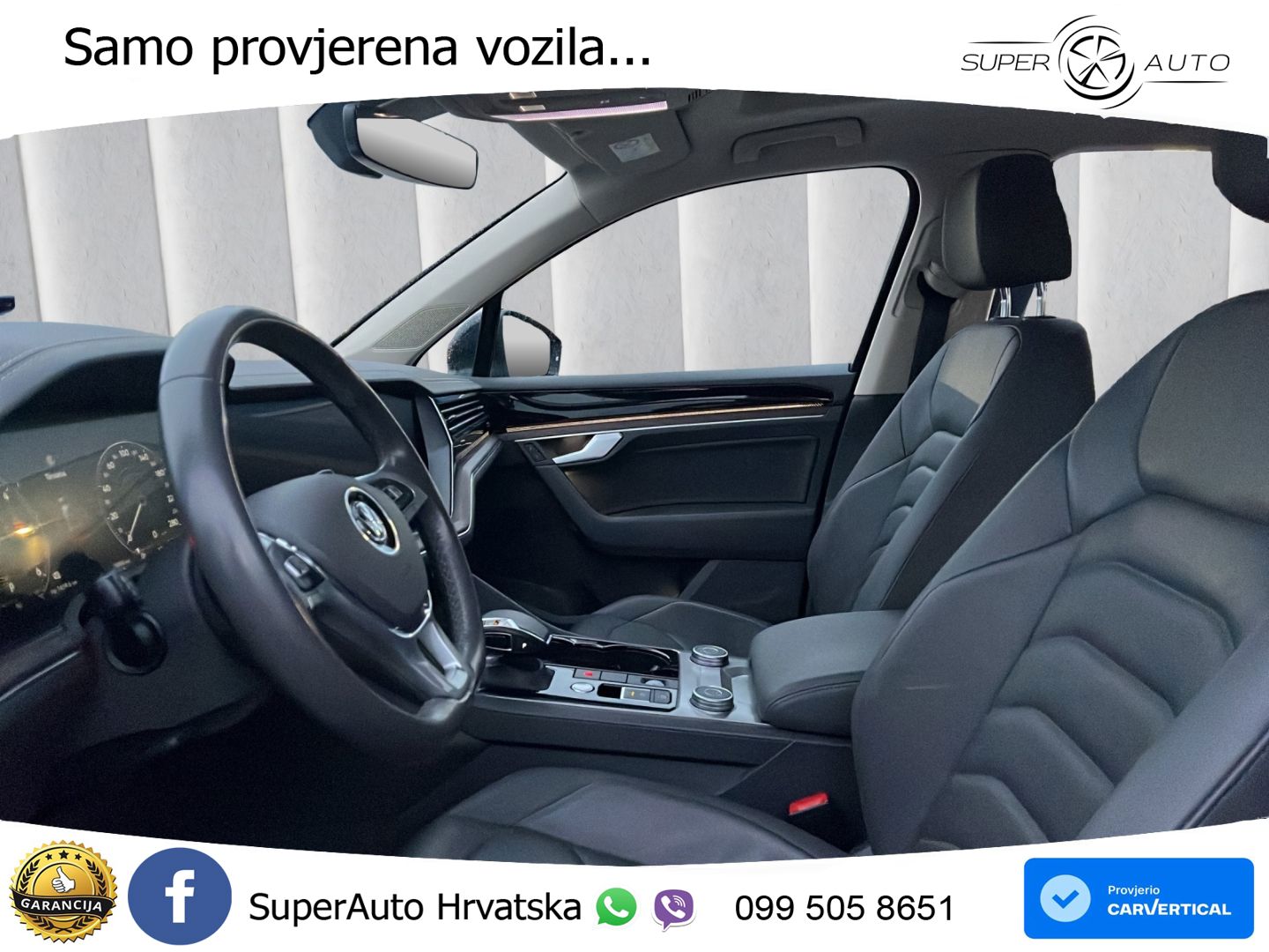 Volkswagen Touareg 3.0 V6 TDI (286 KS) 4MOTION Tiptronic ZRAČNI+ACC+GR SJED+KAM+PANO