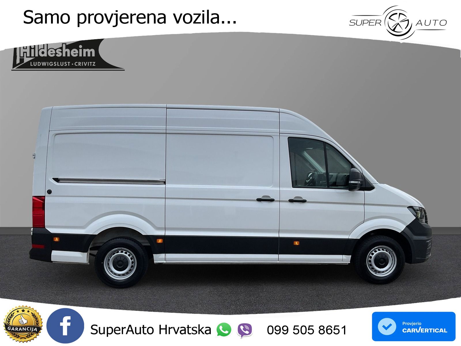Volkswagen Crafter 35 2.0 TDI SCR L2H2, Navi, AHK, Rear-Vie 140 KS