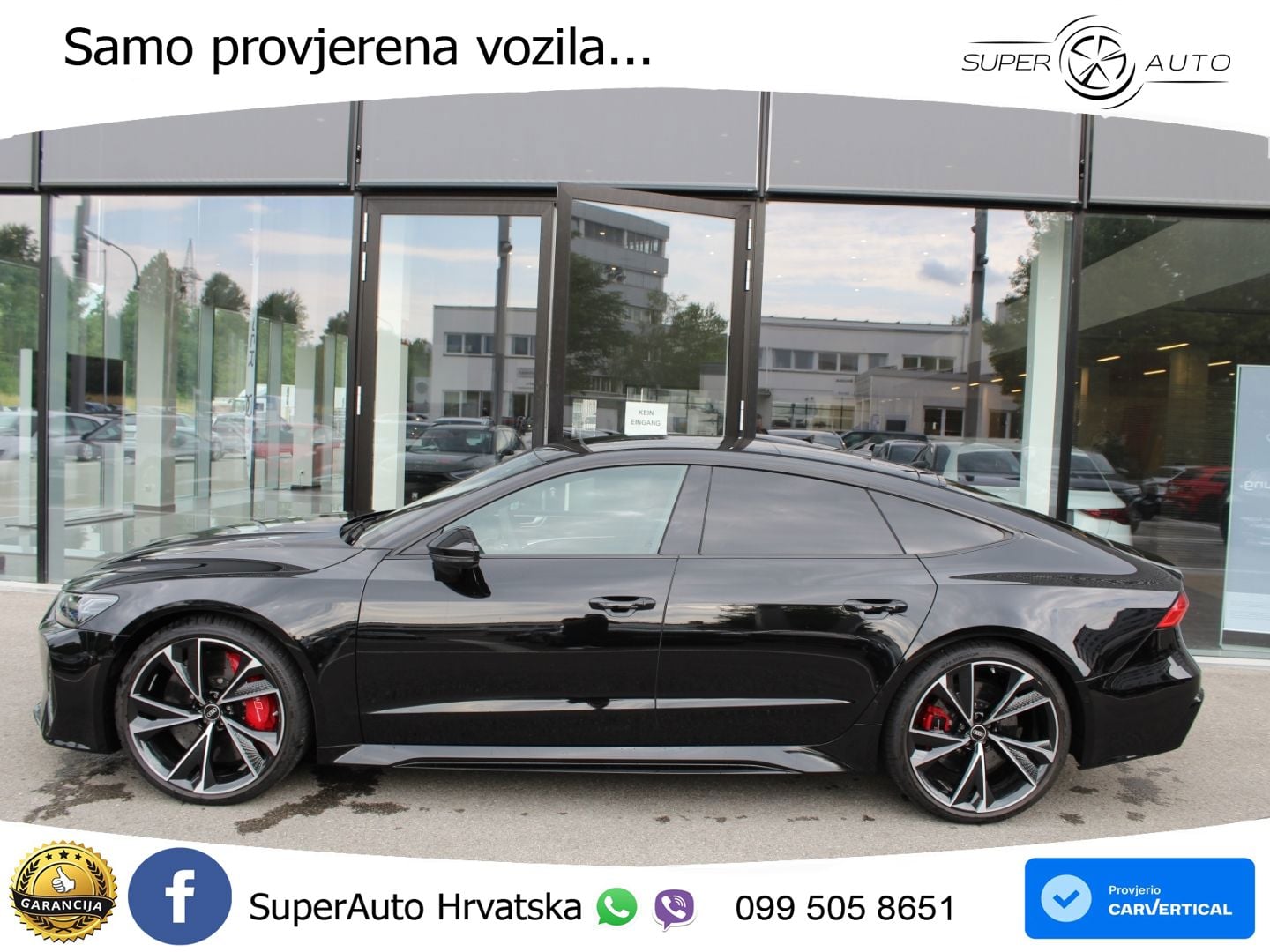 Audi RS7 4.0 TFSI V8 performance (630 KS) quattro tiptronic LED+GR SJED+ACC