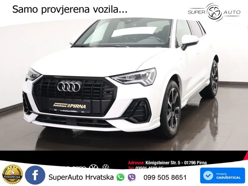 Audi Q3 35 TFSI (150 KS) S tronic S line LED+GR SJED+ACC