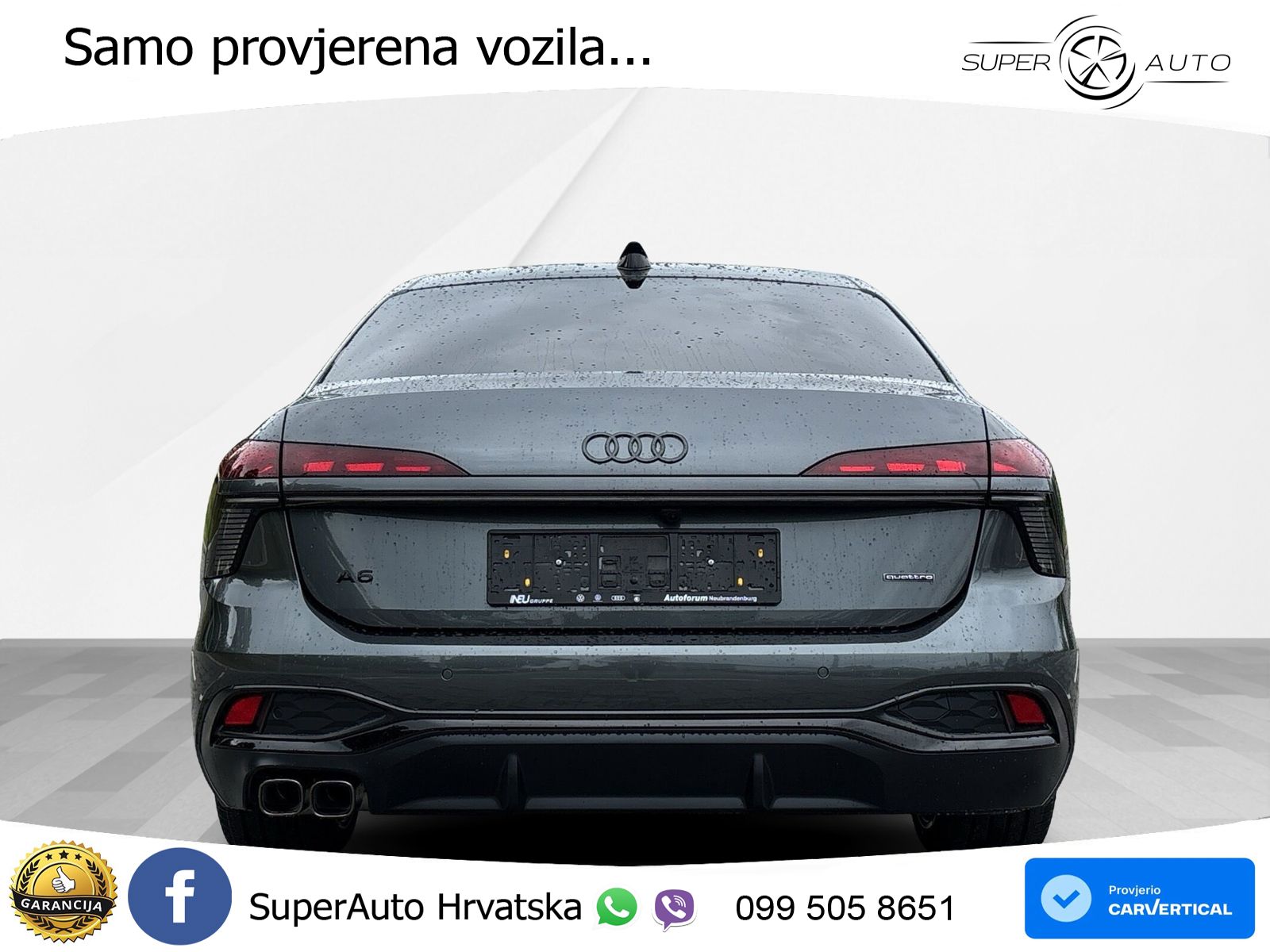 Audi A6 2.0 TDI (204 KS) quattro S tronic LED+GR SJED+ACC