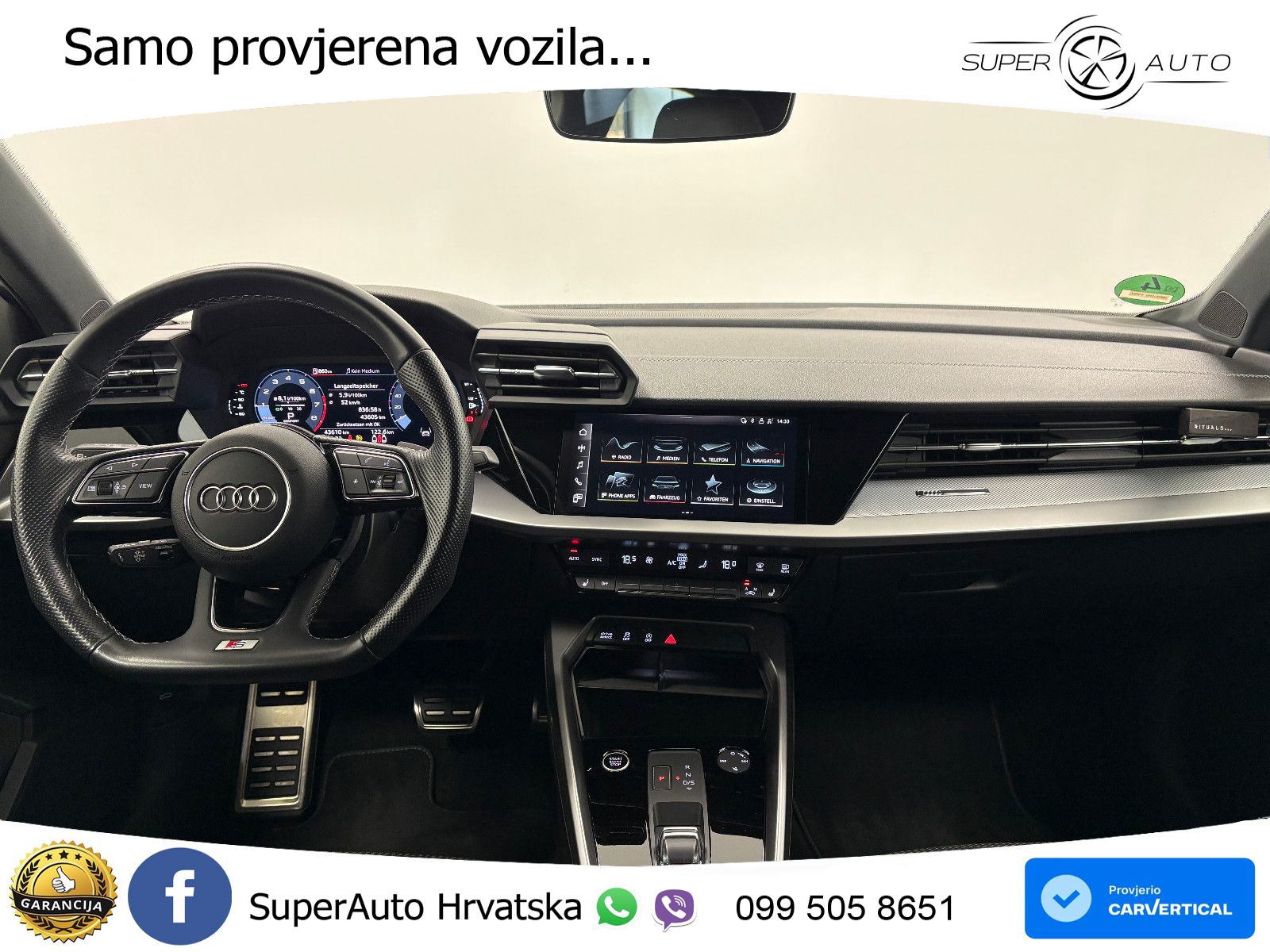 Audi A3 Limuzina 35 TFSI (150 KS) S tronic S line LED+GR SJED+ACC