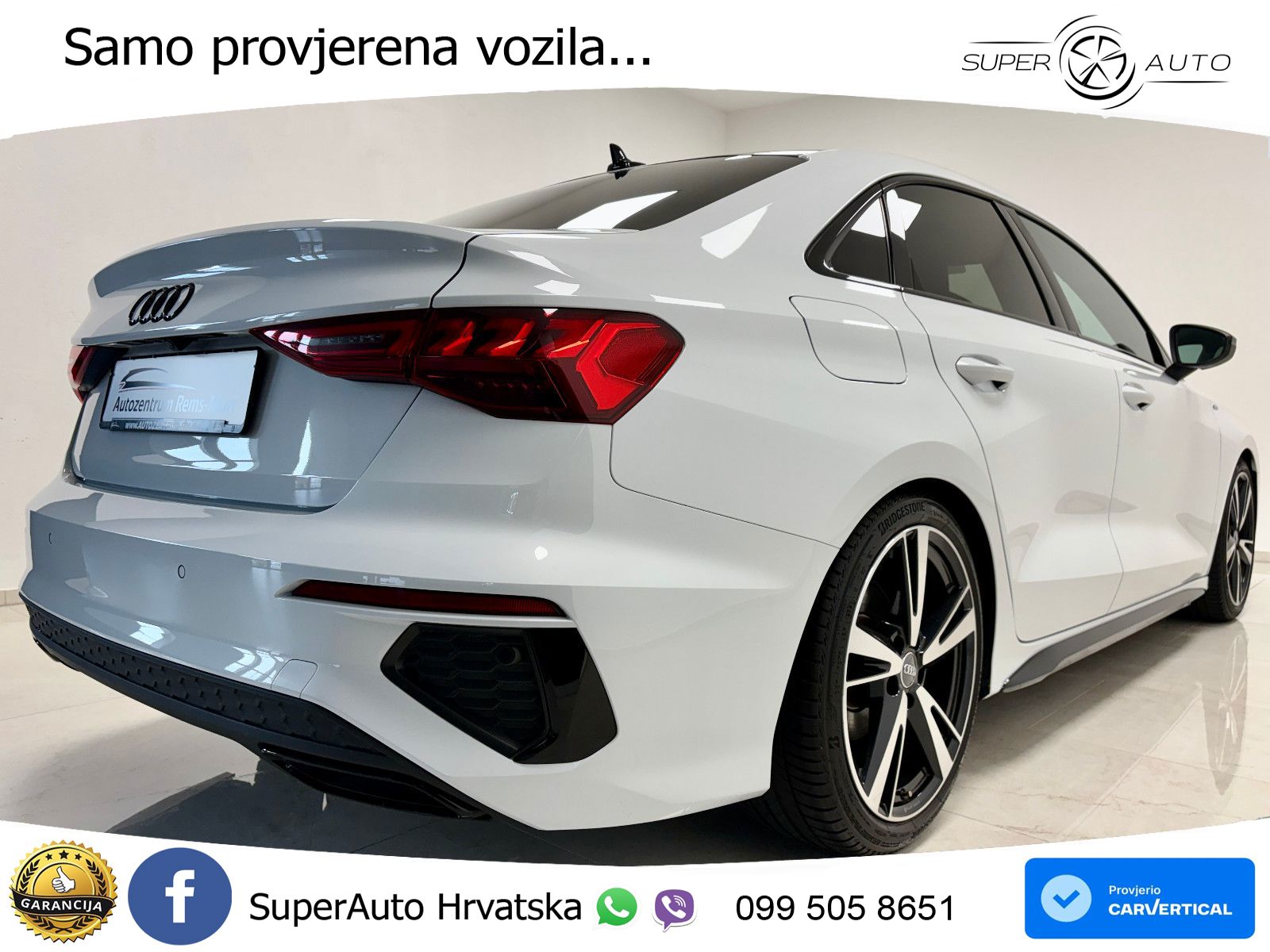 Audi A3 Limuzina 35 TFSI (150 KS) S tronic S line LED+GR SJED+ACC