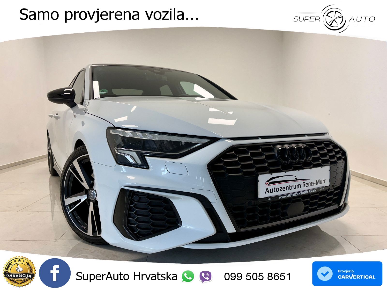 Audi A3 Limuzina 35 TFSI (150 KS) S tronic S line LED+GR SJED+ACC