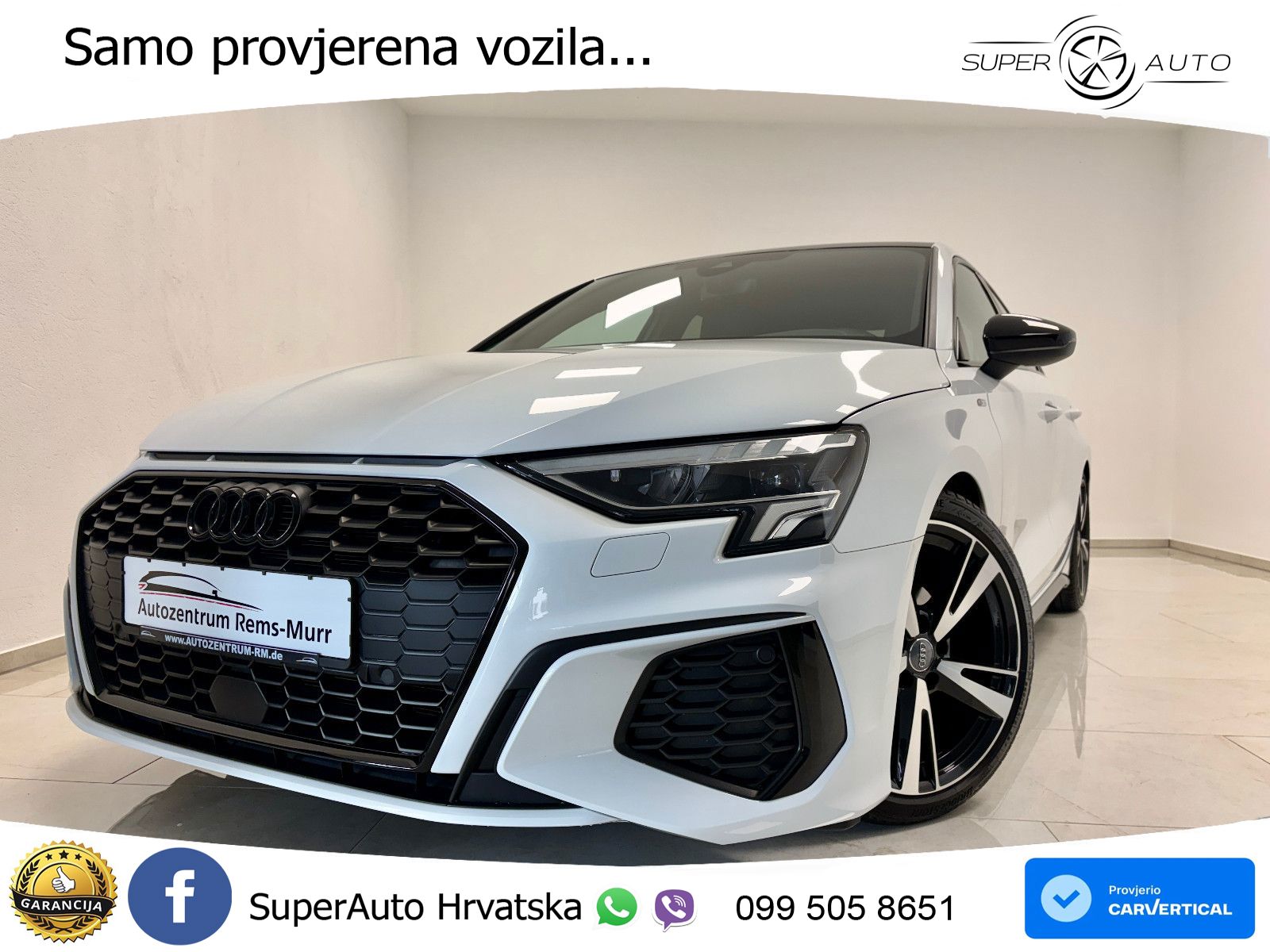 Audi A3 Limuzina 35 TFSI (150 KS) S tronic S line LED+GR SJED+ACC