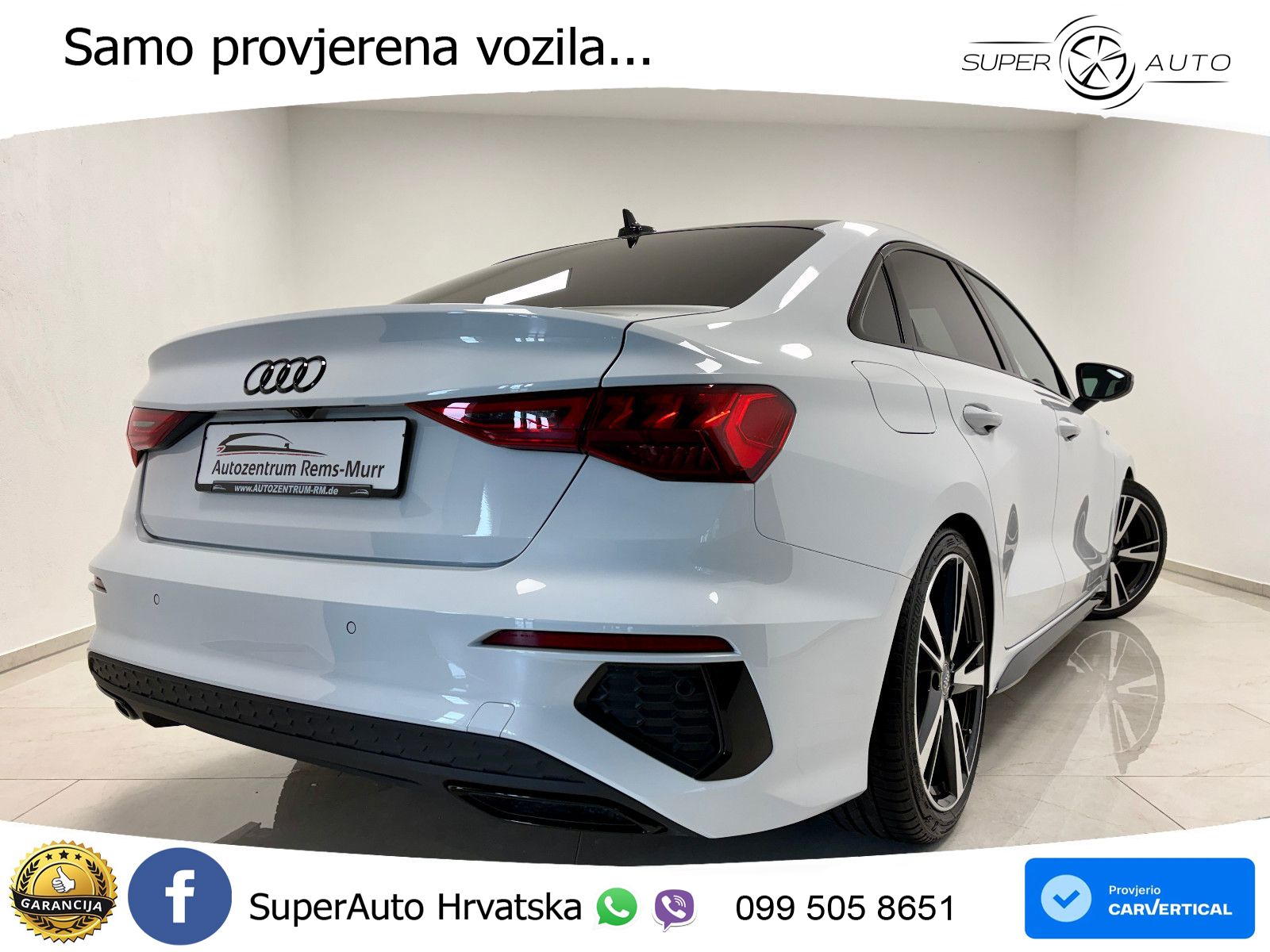 Audi A3 Limuzina 35 TFSI (150 KS) S tronic S line LED+GR SJED+ACC