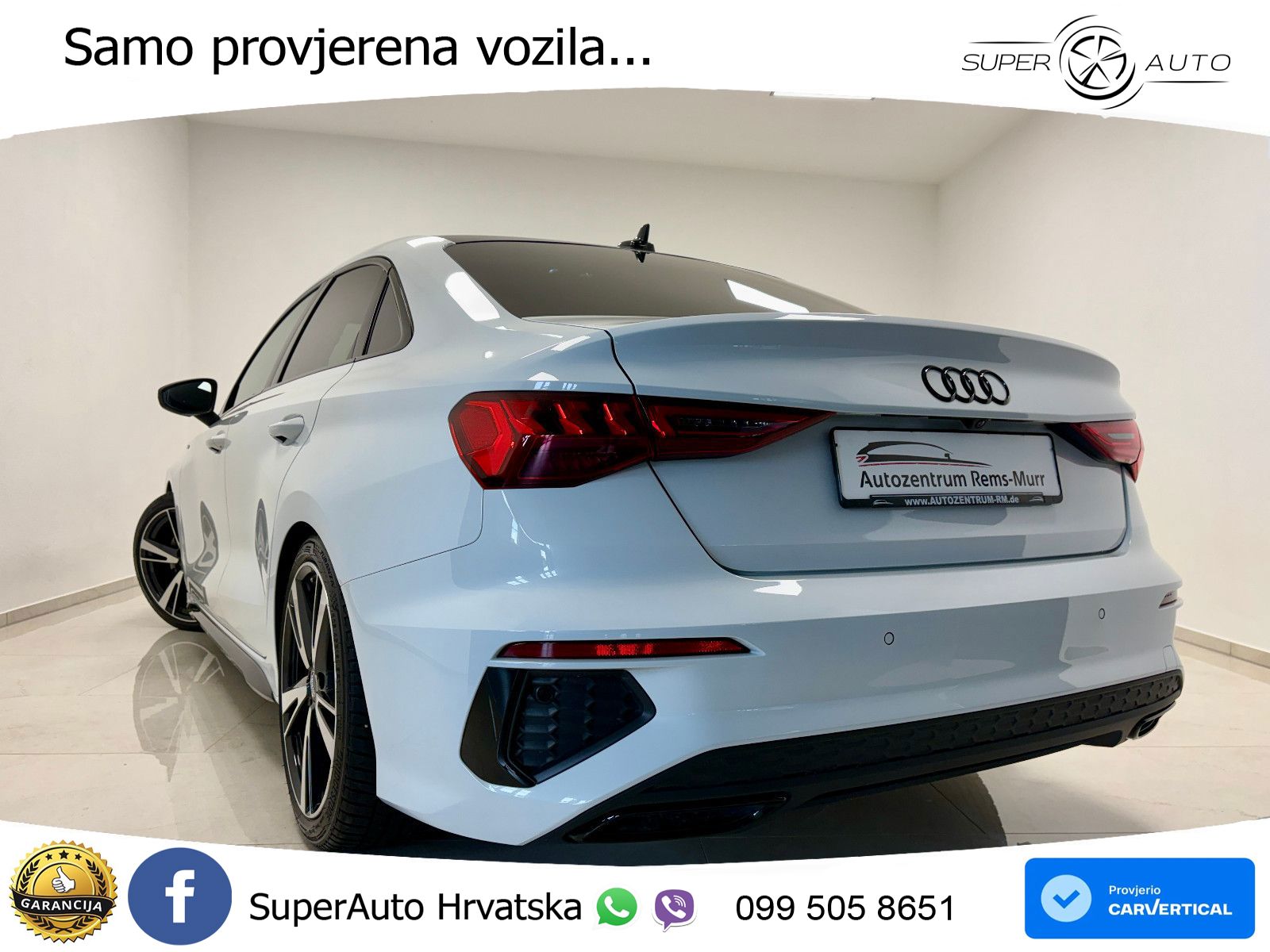Audi A3 Limuzina 35 TFSI (150 KS) S tronic S line LED+GR SJED+ACC