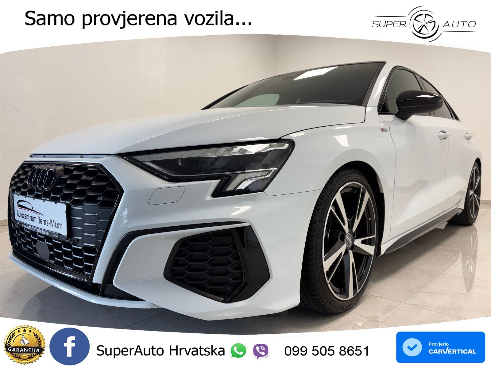 Audi A3 Limuzina 35 TFSI (150 KS) S tronic S line LED+GR SJED+ACC