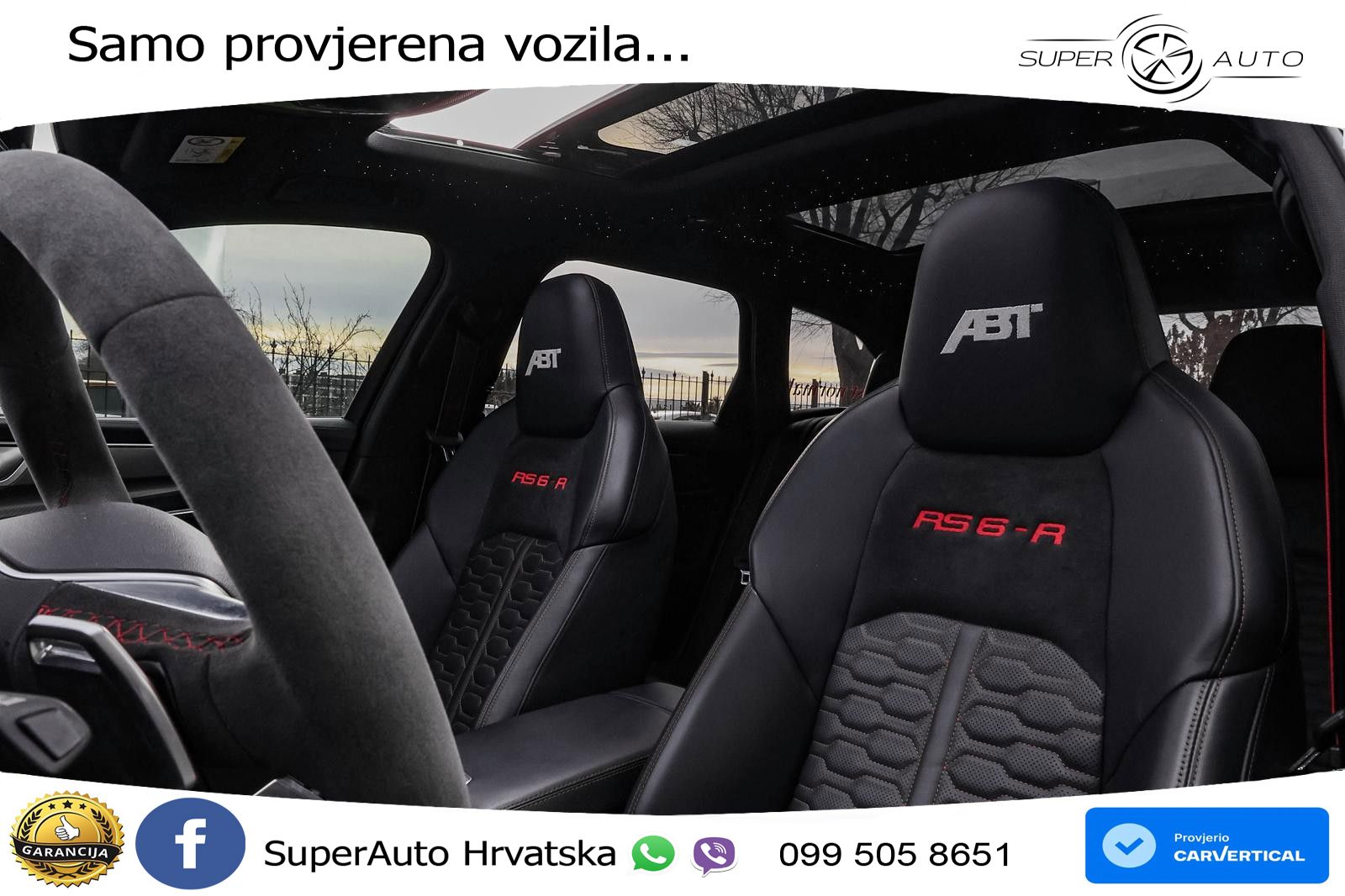 Audi RS6 Avant 4.0 TFSI V8 (600 KS) quattro Tiptronic ABT LED+GR SJED+ACC